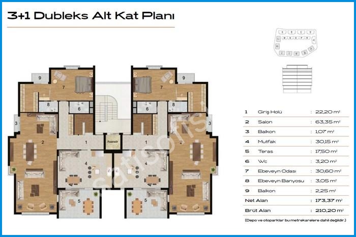 Balat İnci Kat Planları 3 balat i̇nci kat planları görsel 3