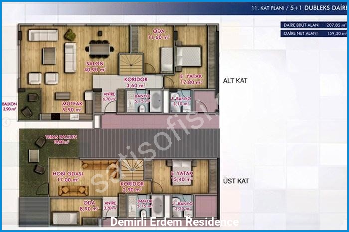 Demirli Erdem Residence Kat Planları 4 demirli erdem residence kat planları görsel 4