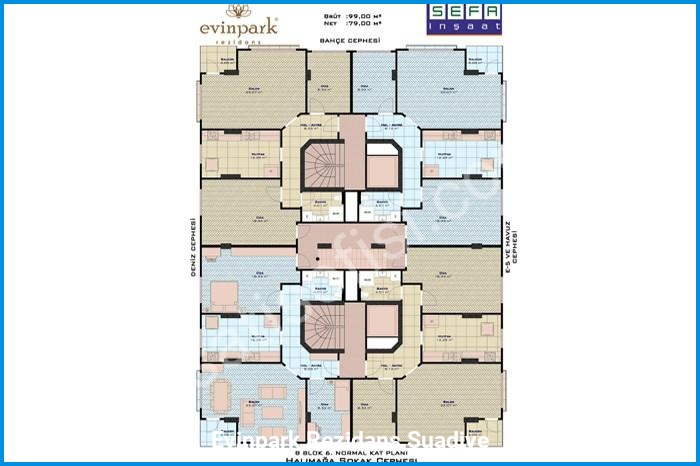 evinpark rezidans suadiye kat planları görsel 4
