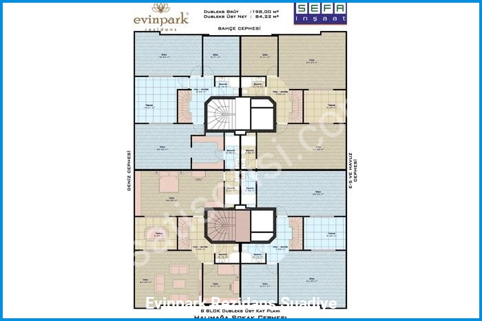 evinpark rezidans suadiye kat planları görsel 6
