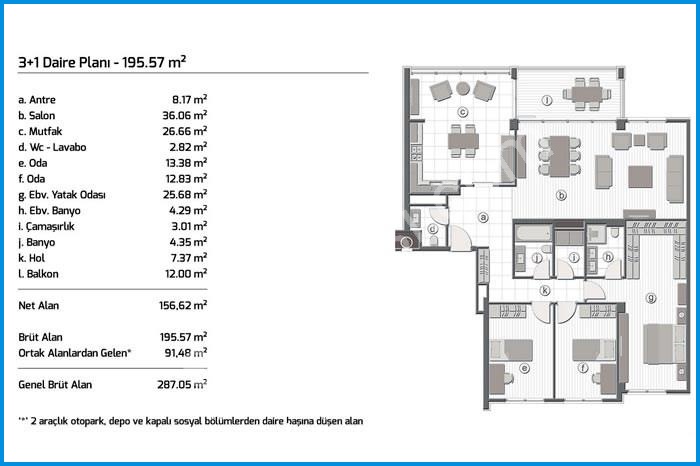 İnallar Hayat Kat Planları 1 i̇nallar hayat kat planları görsel 1
