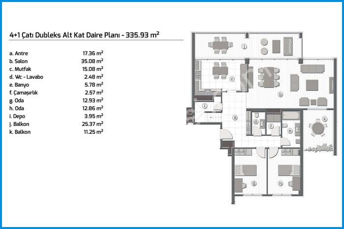 İnallar Hayat Kat Planları 4 i̇nallar hayat kat planları görsel 4