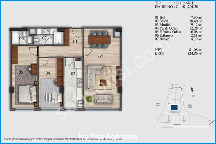 i̇va yeni acıbadem kat planları görsel 10
