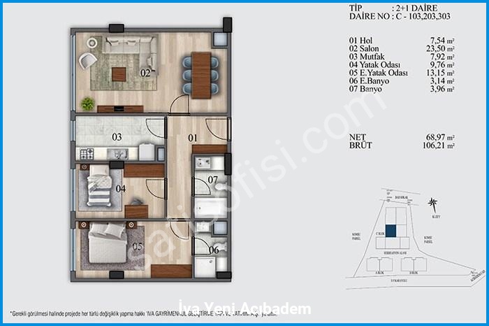 i̇va yeni acıbadem kat planları görsel 11