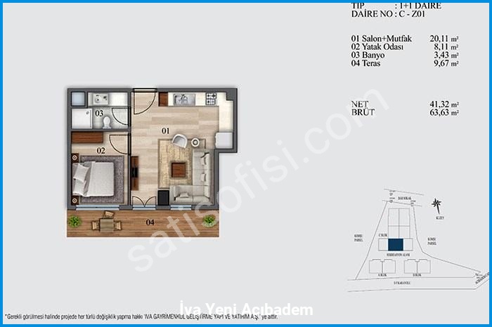 i̇va yeni acıbadem kat planları görsel 20