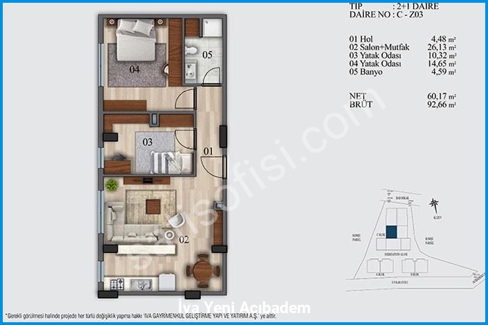 i̇va yeni acıbadem kat planları görsel 21