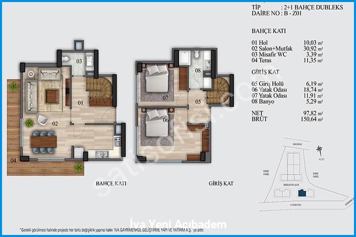i̇va yeni acıbadem kat planları görsel 8