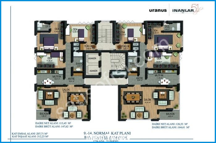 marin terrace kat planları görsel 1