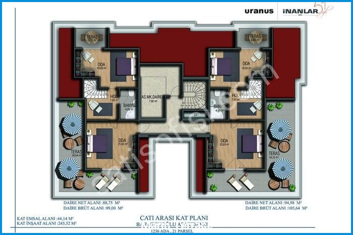 marin terrace kat planları görsel 3