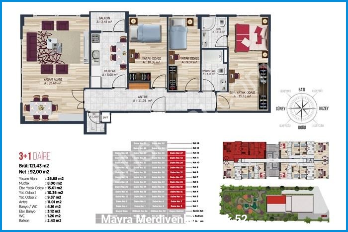 mayra merdivenköy butik 52 kat planları görsel 4