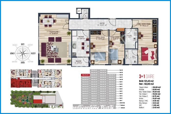 mayra merdivenköy butik 52 kat planları görsel 5