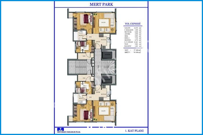 Mert Park Kat Planları 1 mert park kat planları görsel 1