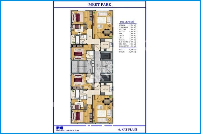 Mert Park Kat Planları 2 mert park kat planları görsel 2