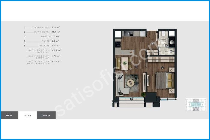 mesa koz kat planları görsel 3