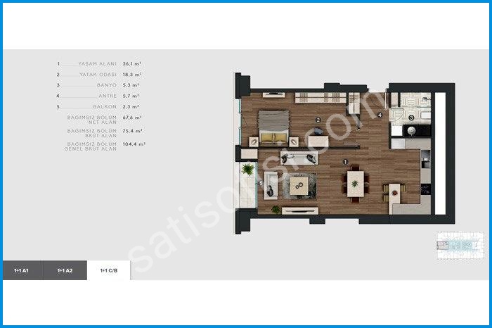 mesa koz kat planları görsel 4