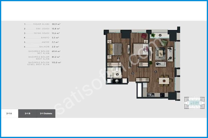 mesa koz kat planları görsel 5