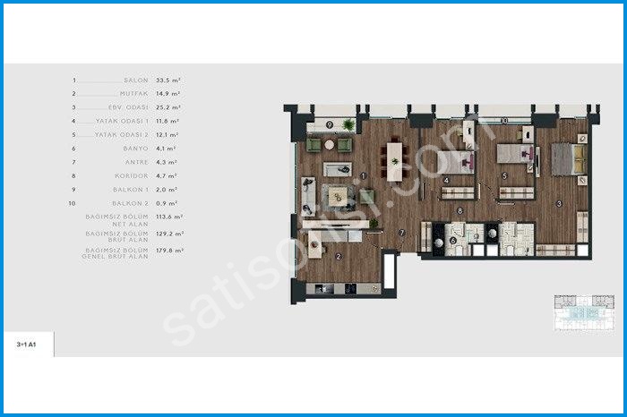 mesa koz kat planları görsel 8