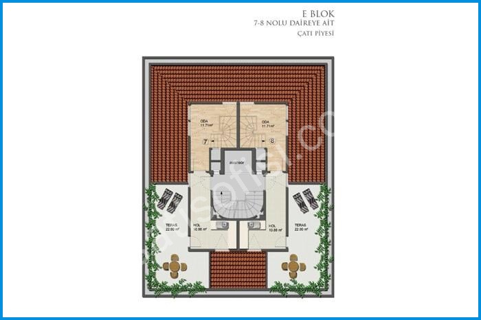 seven four life acıbadem kat planları görsel 14