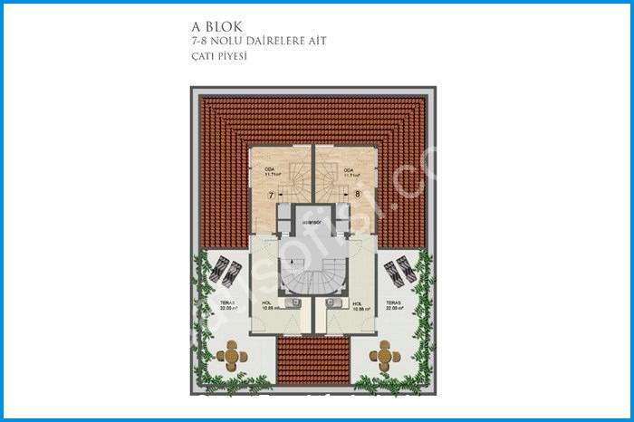 seven four life acıbadem kat planları görsel 3