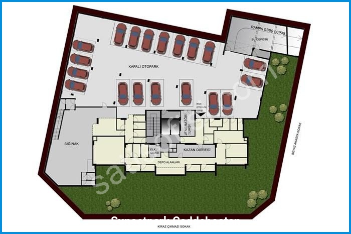 sunsetpark caddebostan kat planları görsel 2