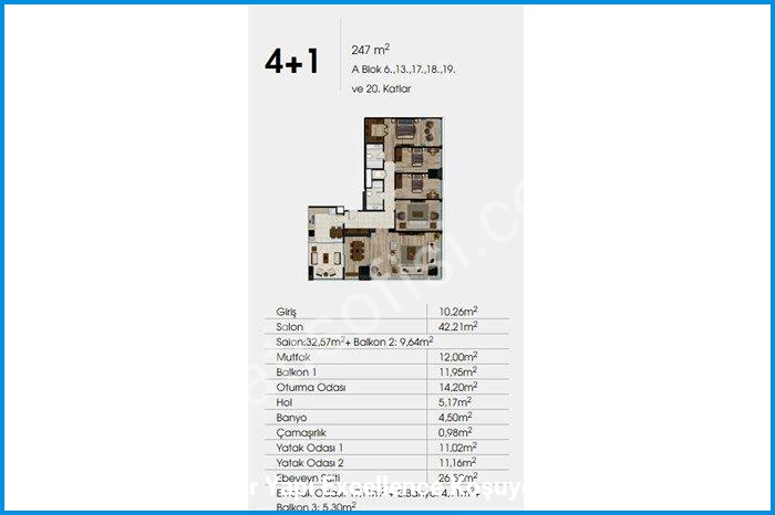 sur yapı excellence koşuyolu kat planları görsel 22