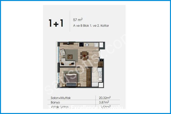 sur yapı excellence koşuyolu kat planları görsel 4