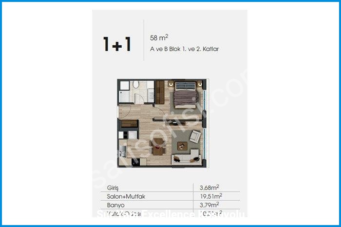 sur yapı excellence koşuyolu kat planları görsel 6