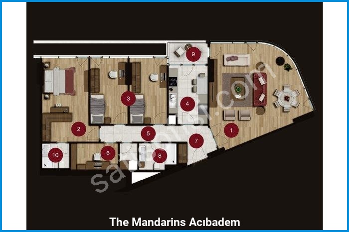 the mandarins acıbadem kat planları görsel 3