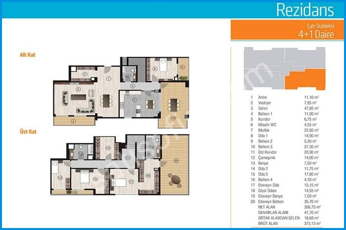 Turkuaz Plus Kat Planları 2 turkuaz plus kat planları görsel 2