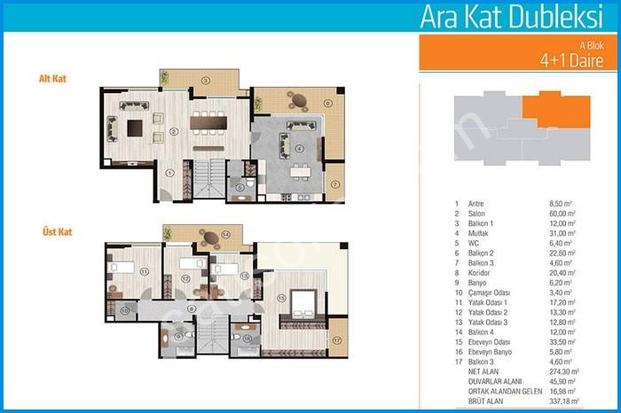 Turkuaz Plus Kat Planları 9 turkuaz plus kat planları görsel 9