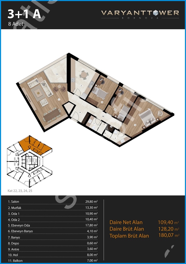 Varyant Tower Bornova görsel 18