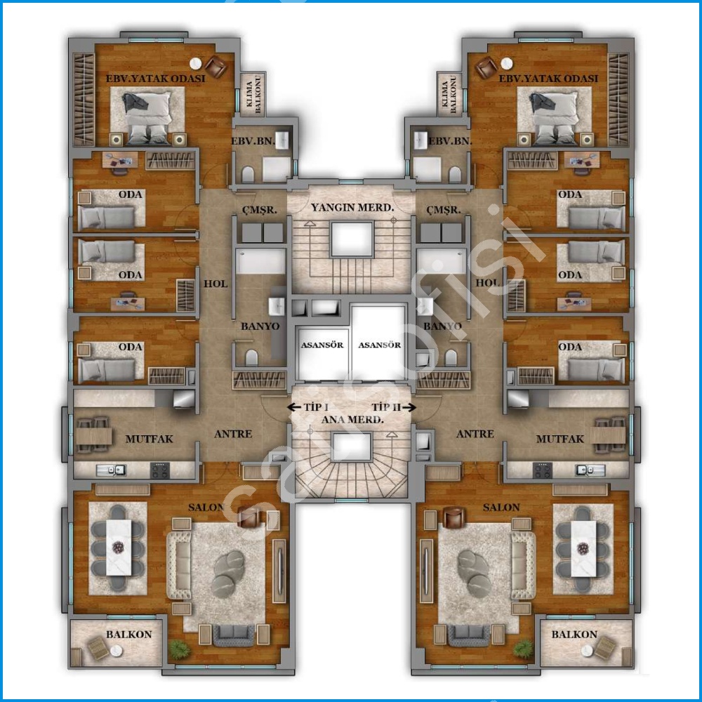 Erciyes Apartmanı 22