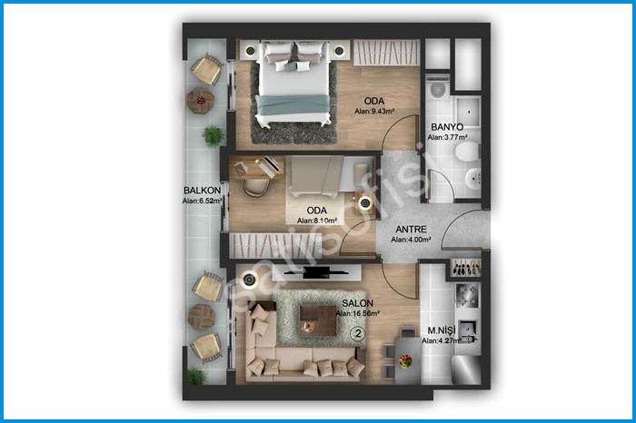 Bahçeşehir Suites görsel 4