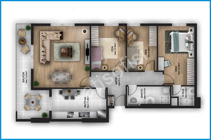 Bahçeşehir Suites görsel 5