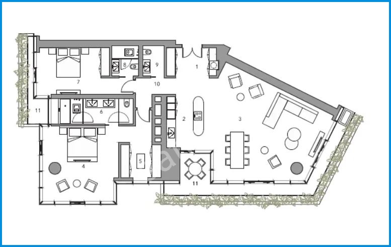 Ataköy Marina Park Residence 99 görsel 9