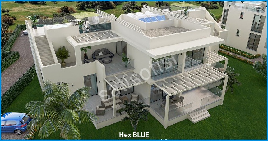 Hex BLUE 7