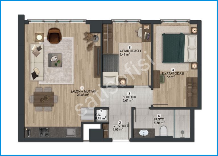 Flat 24 görsel 17