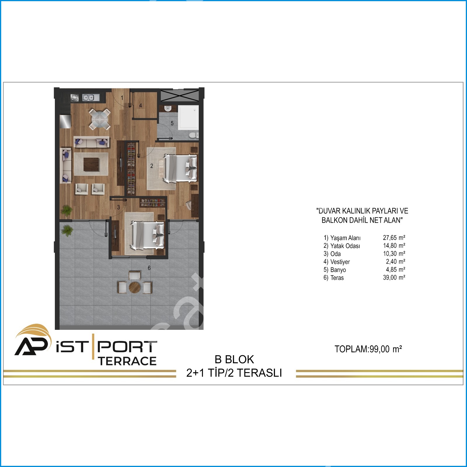 AP İst Port & Terrace 34