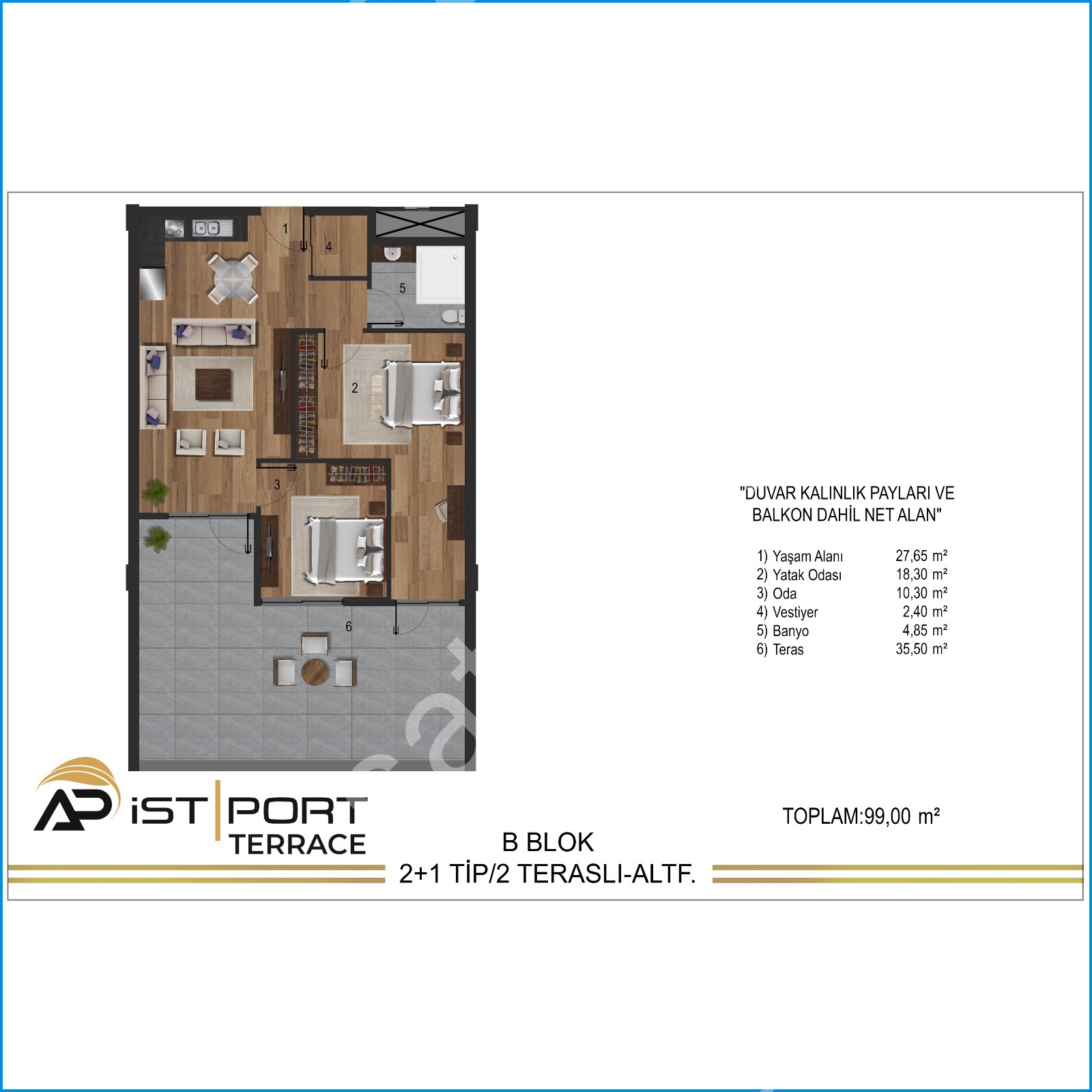 AP İst Port & Terrace 35