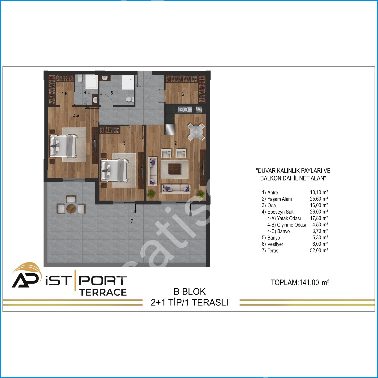 AP İst Port & Terrace 48