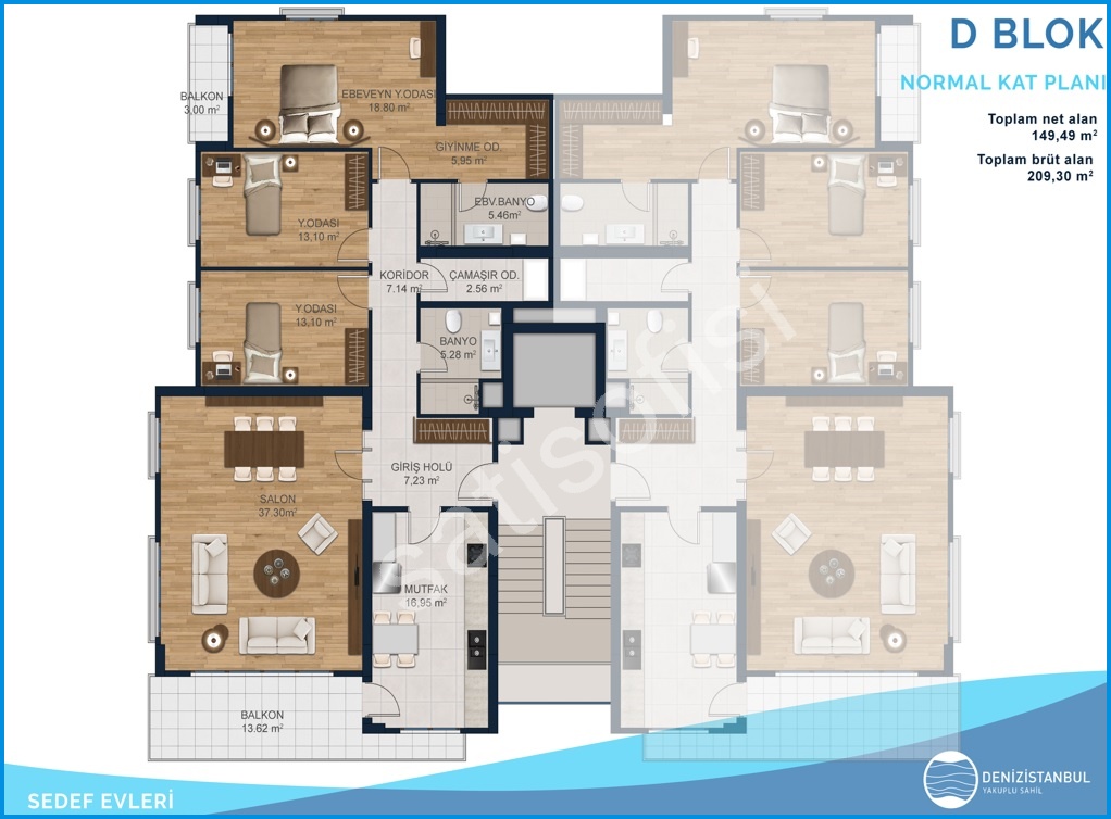Deniz İstanbul Sedef Konakları – 2 görsel 7