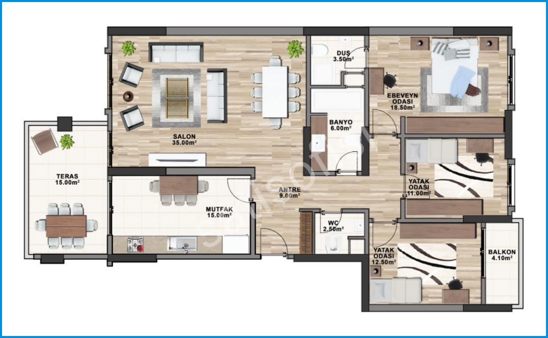 Dolunay Prestij Konutları görsel 6