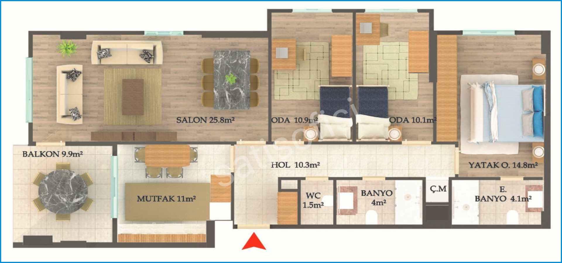 Abelya-Akasya-Açelya Sitesi görsel 6